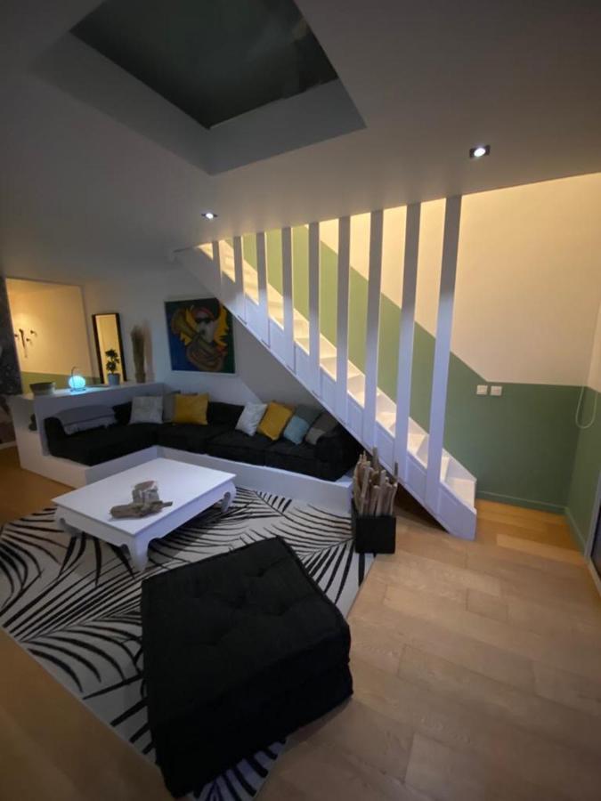 Bel Appartement Vue Mer - 1Er Rang Front De Mer سان جان دو لوز المظهر الخارجي الصورة