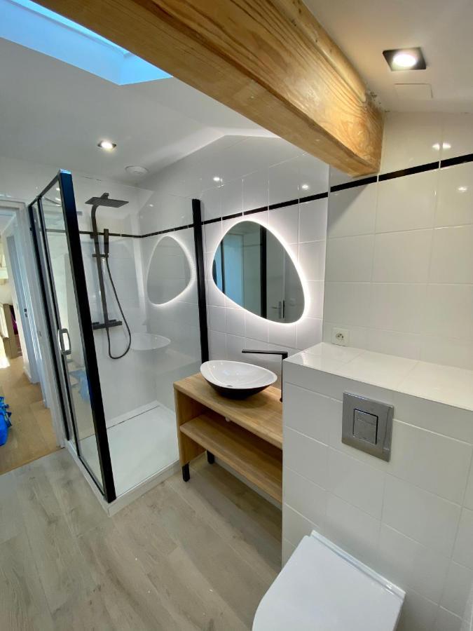 Bel Appartement Vue Mer - 1Er Rang Front De Mer سان جان دو لوز المظهر الخارجي الصورة