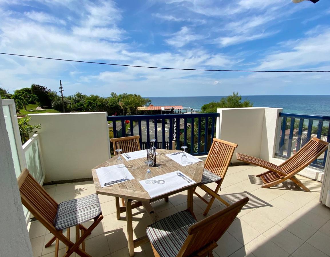 Bel Appartement Vue Mer - 1Er Rang Front De Mer سان جان دو لوز المظهر الخارجي الصورة